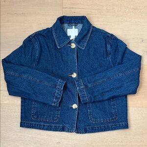 H&M Dark Denim Twill Jacket